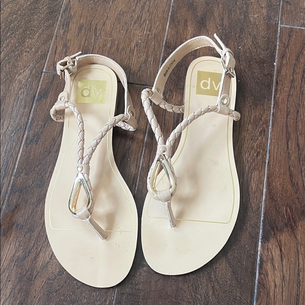 DV by Dolce Vita Women's Nude Braided Sandals